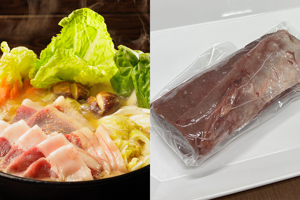 【限定販売】【鹿肉ブロック300g】つみれぼたん鍋セット送料込み