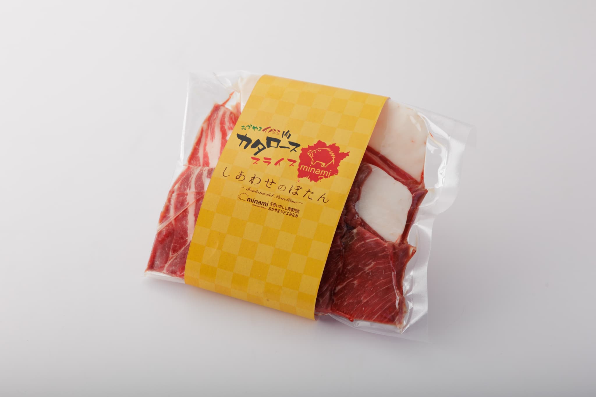 岡山県新見産イノシシ肉　カタローススライス　100g